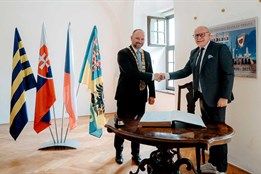 Vedení Olomouckého kraje zavítalo do partnerské Trnavy
