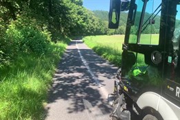 Údržba komunikací ve Vsetíně nezapomíná ani na cyklisty