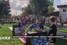 Zábavu nabídl workshop parkouru , teď se Studénka ladí do Fajneho léta