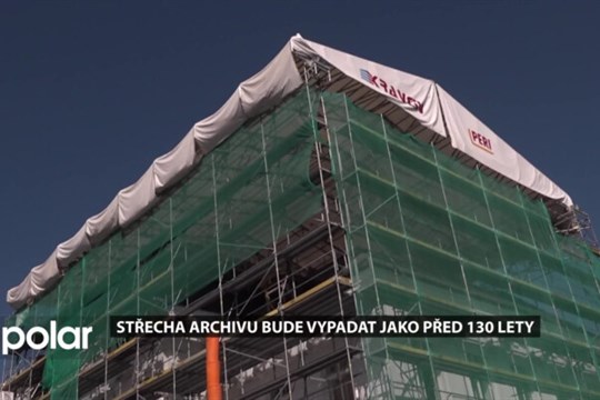 Ostravský archiv bude mít střechu jako před 130 lety. Krovy pokryje břidlice