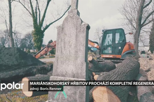 Mariánskohorský hřbitov prochází kompletní regenerací. Léta byl v neutěšeném stavu