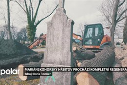 Mariánskohorský hřbitov prochází kompletní regenerací. Léta byl v neutěšeném stavu