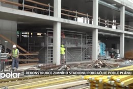 Rekonstrukce zimního stadionu v Opavě pokračuje podle plánu, řeší se trafostanice