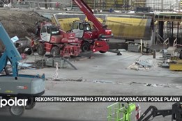 Zimní stadion v Opavě roste jako z vody, rekonstrukce běží podle plánu
