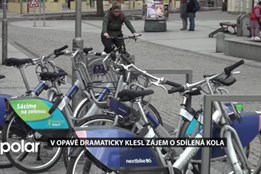 V Opavě dramaticky klesl zájem o sdílená kola. Počet výpůjček klesl o 77 procent