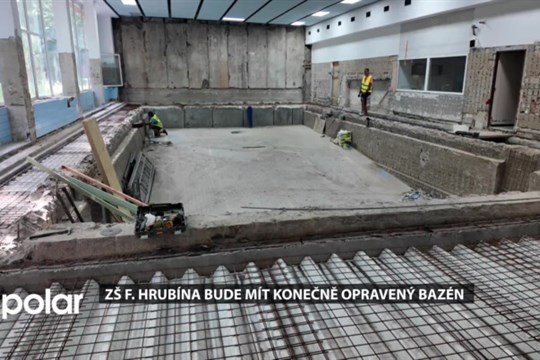 ZŠ F. Hrubína bude mít konečně opravený bazén