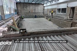 ZŠ F. Hrubína bude mít konečně opravený bazén