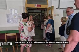 Archiv po roce zpřístupnil židovskou památku