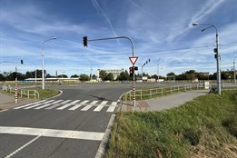 Práce na modernizaci křižovatek pokračují v Loukách a Malenovicích