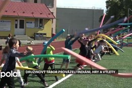 Družinový tábor provázeli indiáni, hry a výlety