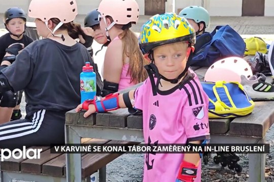 Příměstský tábor zaměřený na in-line bruslení se v Karviné konal poprvé a hned zaujal