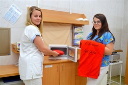 Nový ohřívač ručníků ocení sestřičky a hlavně nejmenší miminka