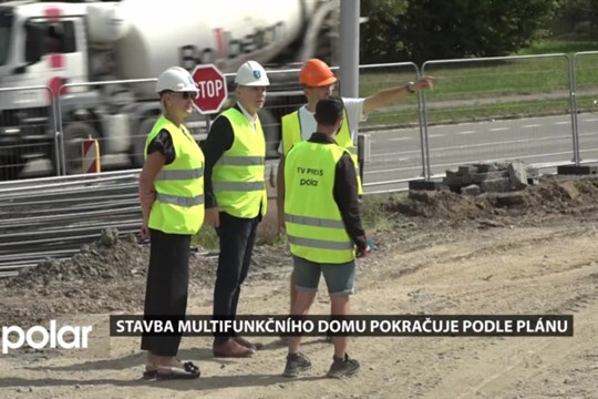 Stavba Multifunkčního domu pokračuje podle plánu, pokračovat se bude betonáží přízemí