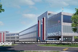 Nový parkovací dům ve FNO přinese 555 parkovacích míst