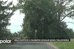 Opava má novou cyklostezku. Vede z Malých Hoštic do Chlebičova