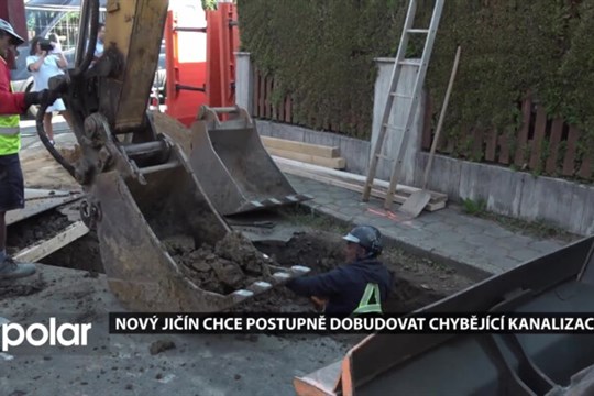 Nový Jičín chce dobudovat chybějící kanalizace, teď se kope v ulici Příčná