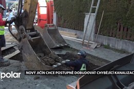 Nový Jičín chce dobudovat chybějící kanalizace, teď se kope v ulici Příčná