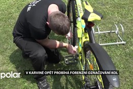 I letos si mohou Karviňáci nechat forenzně označit kolo nebo koloběžku