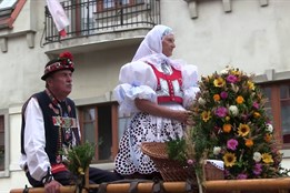Neděle na Kyjovských letních slavnostech patřila dožínkám a mši