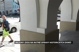 Miliony jdou na nutné opravy historických domů v centru