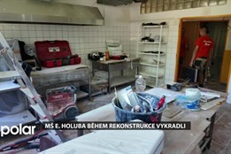 MŠ E. Holuba během rekonstrukce vykradli, výuka zřejmě začne později