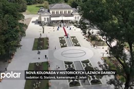 Historická část Lázní Darkov opět ožila, a to novou fontánou se světelnými a zvukovými efekty