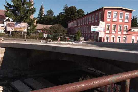 Ve Varnsdorfu probíhá rekonstrukce mostu
