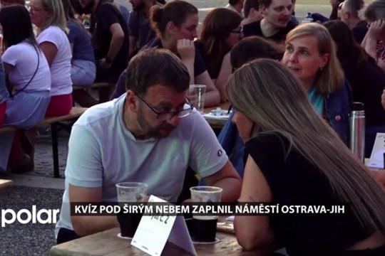 Náměstí Ostrava-Jih zaplnili soutěžící chytrého kvízu pod širým nebem