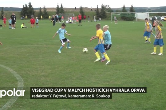 Malé Hoštice patřily fotbalovému turnaji VISEGRAD CUP. Nejlépe si vedla Opava