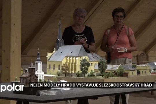 Slezskoostravský hrad vystavuje modely dalších hradů, ale i letadel, vlaků a vojenské techniky