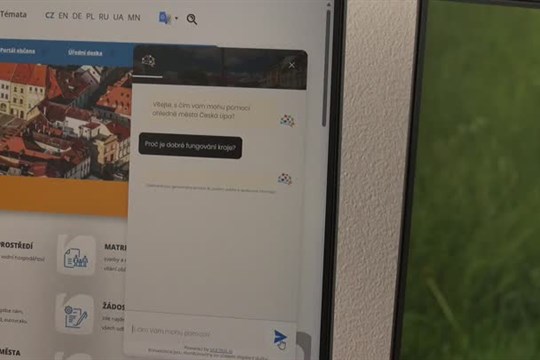 Liberecký kraj nově zavádí chatbota