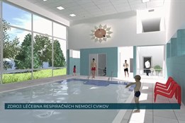 Cvikovská léčebna bude mít nový bazén