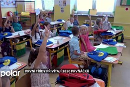 První třídy přivítají téměř 3 tisíce žáků. Do školek přijde poprvé 2400 dětí
