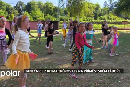 Tanečnice z rychvaldského Ritma trénovaly na příměstském táboře