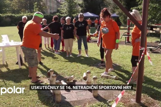Netradiční sportovní hry se letos konaly po šestnácté a opět se nesly v duchu vřelé atmosféry