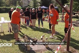 Netradiční sportovní hry se letos konaly po šestnácté a opět se nesly v duchu vřelé atmosféry