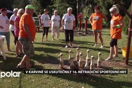 V Karviné se opět uskutečnily Netradiční sportovní hry a spojily seniory ze všech Klubů seniorů