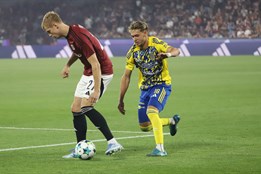 Trefa Natchkebii přišla pozdě. Zlín podlehl Spartě 1:3, zářil oslavenec Rrahmani