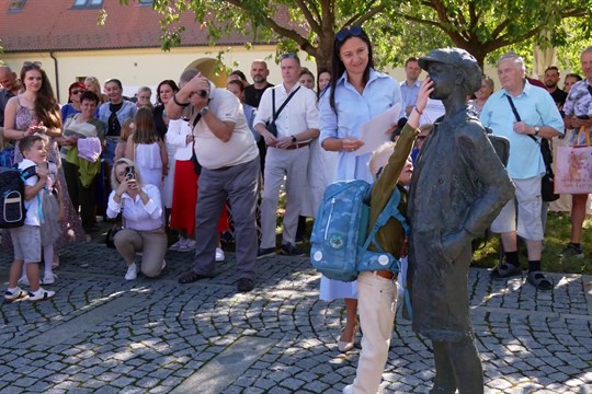 Bořík vyprovází prvňáčky v Kunovicích už přes 20 let