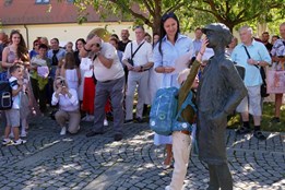 Bořík vyprovází prvňáčky v Kunovicích už přes 20 let