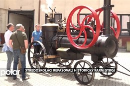 Ve vítkovické průmyslovce zachránili parní stroj