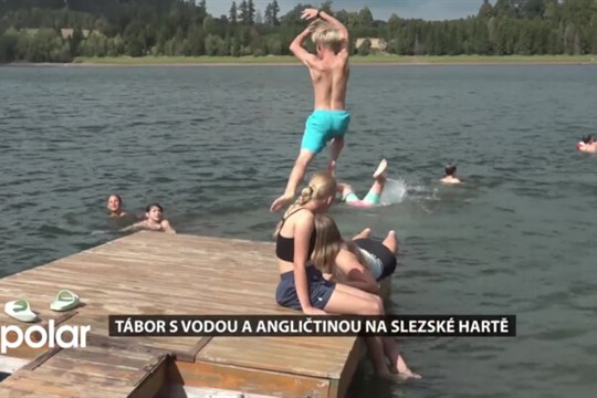 Na Slezské Hartě probíhal opravdu výjimečný dětský tábor. Mluvilo se na něm především anglicky