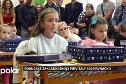 Porubské ZŠ přivítaly 589 prvňáčků. ZŠ Jana Šoupala otevřela také přípravnou třídu