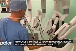 Nemocnice v Havířově už rok operuje pomocí robota Da Vinci