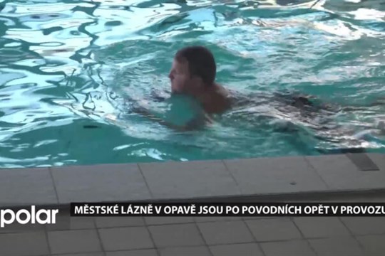 Městské lázně v Opavě se po povodních znovu otevřely veřejnosti. Velká voda zničila veškeré technologie