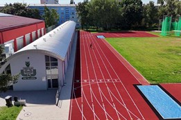 Nový sportovní areál v Prostějově už slouží atletům i veřejnosti