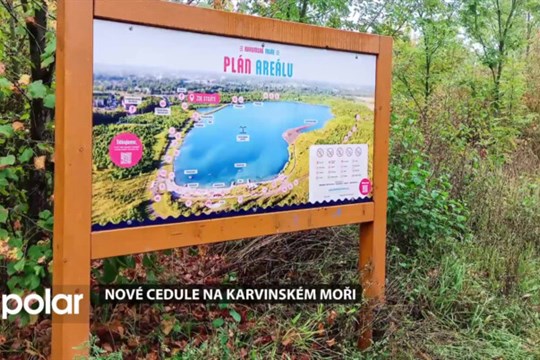 Aktuálně z Karviné: Nové cedule na Karvinském moři, Karviná rozšiřuje nabídku volnočasových kroužků