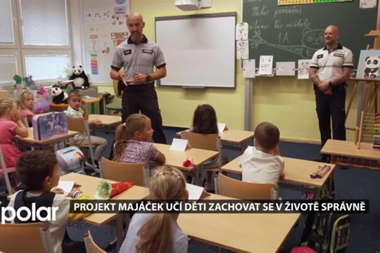 Policie České republiky opět navštívila prvňáčky a učila je, jak se zachovat v nečekaných situacích