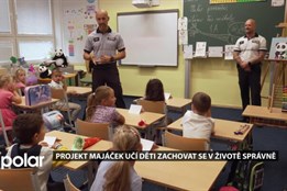 Policie České republiky opět navštívila prvňáčky a učila je, jak se zachovat v nečekaných situacích