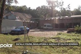Započala stavba inhalatoria v areálu bývalých koníren v parku Boženy Němcové